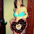 Участница конкурса красоты