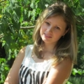Участница конкурса красоты