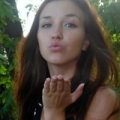 Участница конкурса красоты