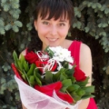 Участница конкурса красоты