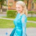 Участница конкурса красоты
